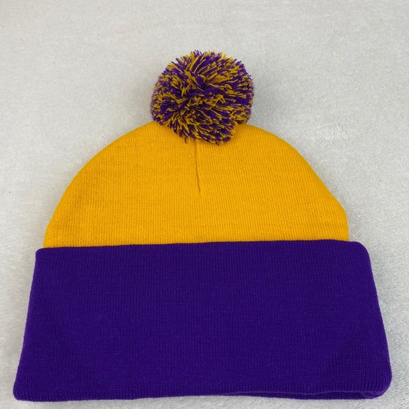 NBA Los Angeles Lakers NBA BEANIE POM WINTER KNIT - Picture 2 of 3